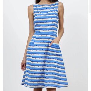 PRETTY VACANT NELLIE DRESS SEA SCAPE size XS